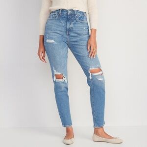 Higher High-Waisted OG Straight Ripped Jeans